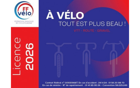 Licence et carte membre 2026