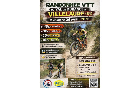 Rando VTT Villelaure 2026
